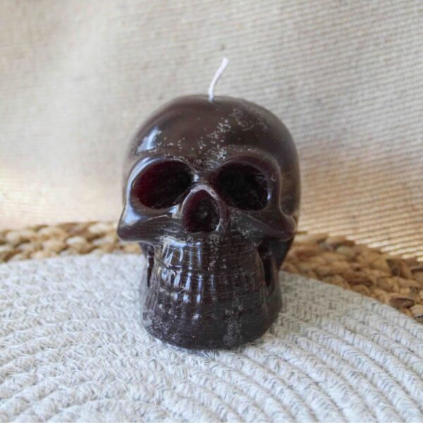 beautiful Skull candle